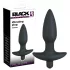 Black Velvet analplugg m/vibrering - medium