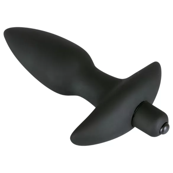 Black Velvet analplugg m/vibrering - medium