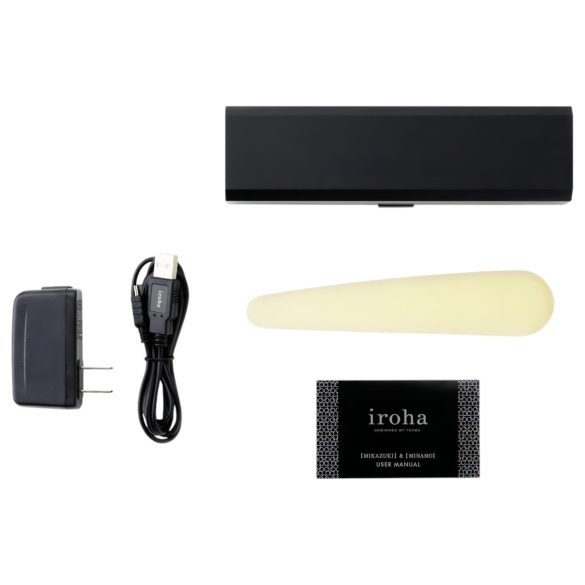 TENGA Iroha Mikazuki - stangvibrator (gul)