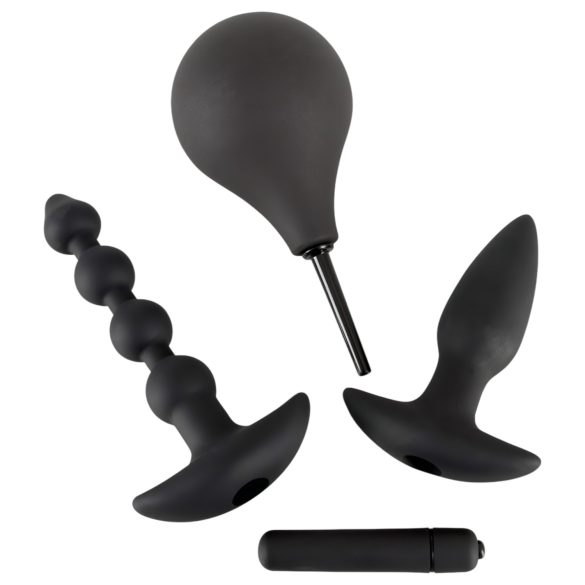 Black Velvet anale vibrator sett (4 deler)