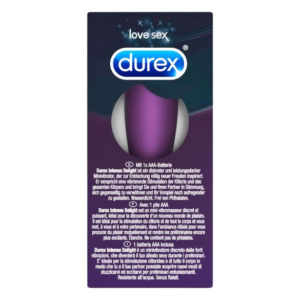 Durex Intense Delight Bullet - liten lilla vibrator