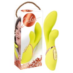 Jülie - klitorisvibrator med arm (gulgrønn)