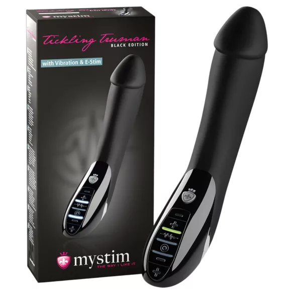 mystim Kile Truman - elektro-stimulerende vibrator (svart)