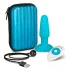 b-Vibe - roterende turkis analperle vibrator med batteri