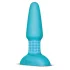b-Vibe - roterende turkis analperle vibrator med batteri