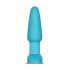 b-Vibe - roterende turkis analperle vibrator med batteri