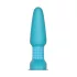 b-Vibe - roterende turkis analperle vibrator med batteri
