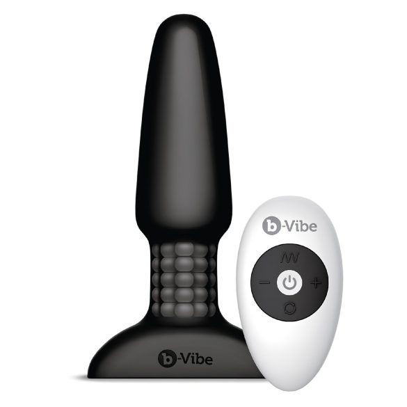 b-Vibe - Roterende perleanalvibrator, oppladbar (svart)