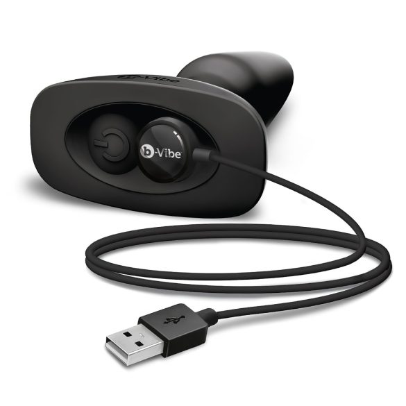 b-Vibe - Roterende perleanalvibrator, oppladbar (svart)