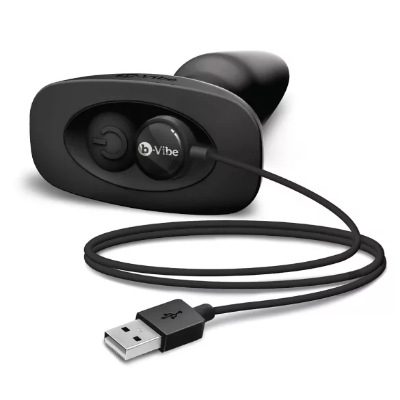 b-Vibe - Roterende perleanalvibrator, oppladbar (svart)