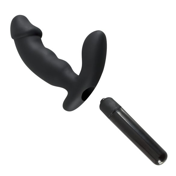 Rebel - prostata vibrator med penisform (svart)