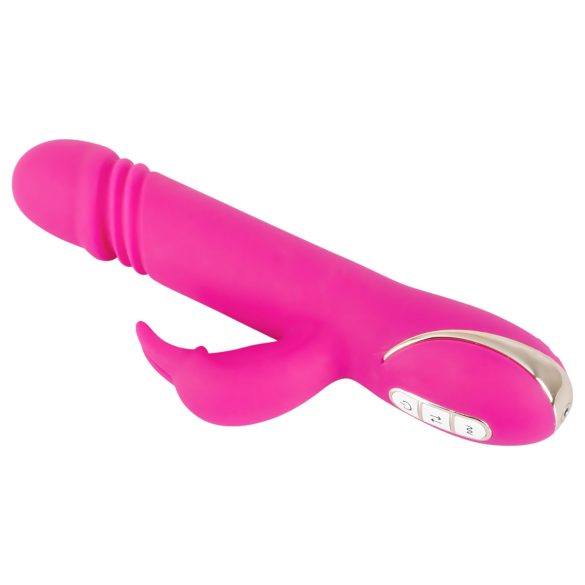 Vibe Couture Rabbit Skater - Kanin-vibrator med støt (rosa)