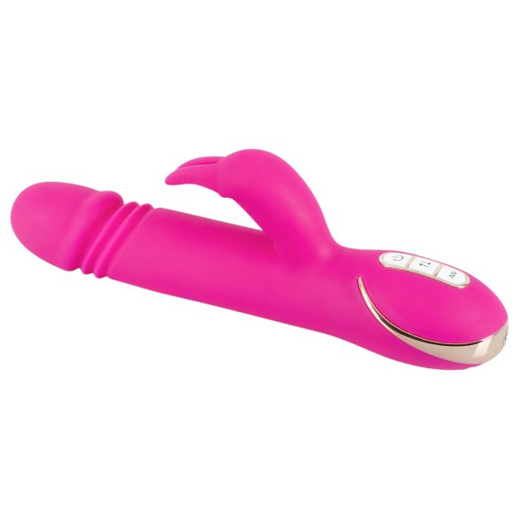 Vibe Couture Rabbit Skater - Kanin-vibrator med støt (rosa)