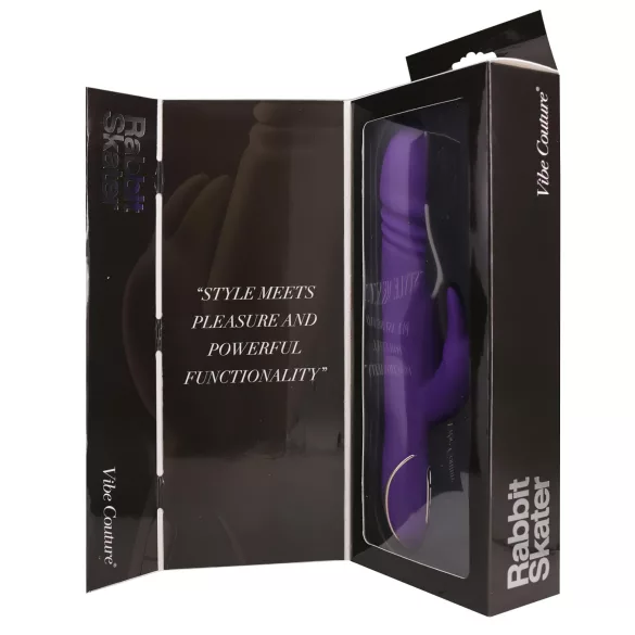 Vibe Couture Rabbit Skater - Kaninvibrator med støtende funksjon (lilla)