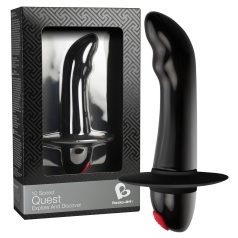 Quest - 10-funksjons prostata vibrator for nybegynnere (svart)   Quest - 10-funksjons prostata vibrator for nybegynnere (svart)