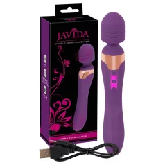 Javida Double - massasjevibrator (lilla)