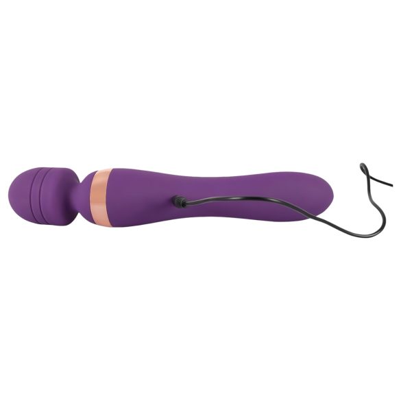 Javida Double - massasjevibrator (lilla)