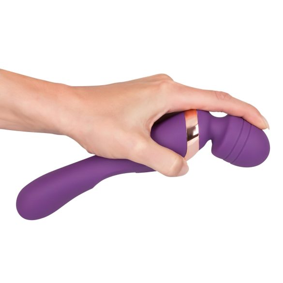 Javida Double - massasjevibrator (lilla)