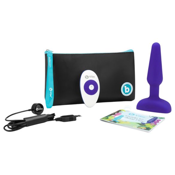 b-Vibe trio - Kraftfull analvibrator med 3 motorer (lilla)