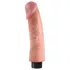 King Cock 9 sugekoppvibrator (23 cm) - naturlig