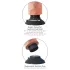 King Cock 9 sugekoppvibrator (23 cm) - naturlig