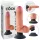 King Cock 7 sugekoppvibrator (18 cm) - naturtro
