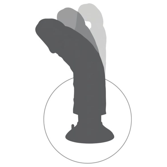 King Cock 10 sugekoppvibrator (25 cm) - naturtro
