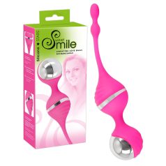 SMILE Kjærlighetsball - vibrerende geishakule (rosa) SMILE Kjærlighetsball - vibrerende geishakule (rosa)