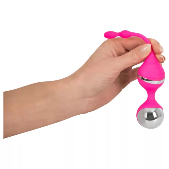 SMILE Kjærlighetsball - vibrerende geishakule (rosa)