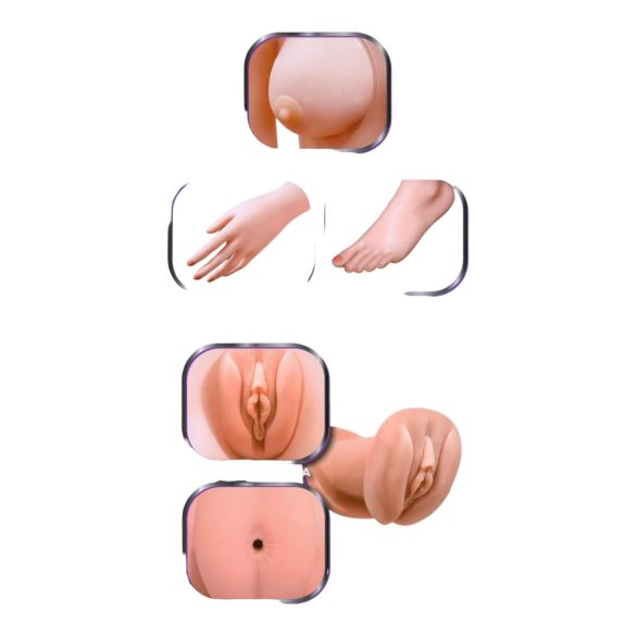 Beskjeden Camilla - livaktig gummidame