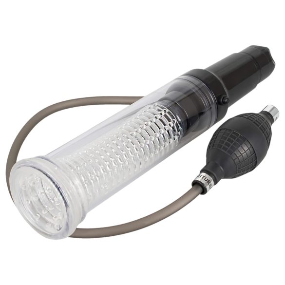 You2Toys - 2-i-1 - Penispumpe og masturbator i ett (gjennomsiktig)