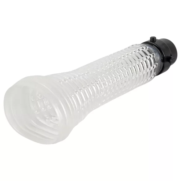 You2Toys - 2-i-1 - Penispumpe og masturbator i ett (gjennomsiktig)