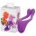 BeauMents Doppio - oppladbar trippel motor parvibrator (lilla)