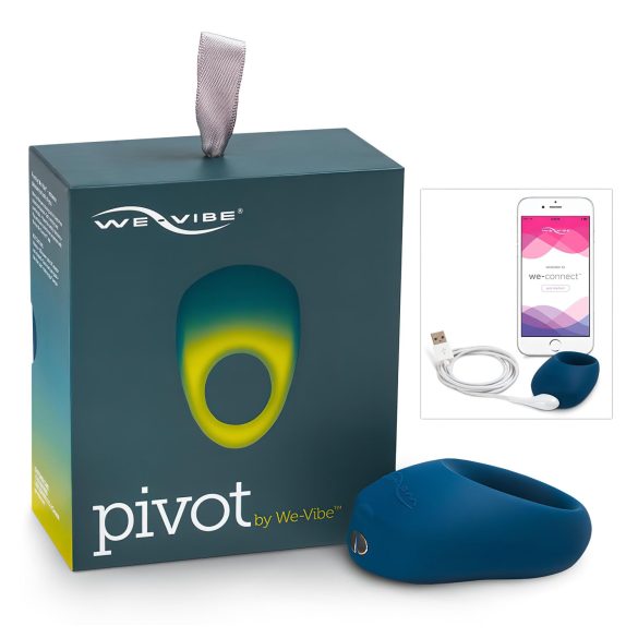 We-Vibe Pivot - oppladbar vibrerende penisring (midnattsblå)