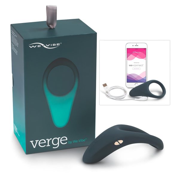 We-Vibe Verge - oppladbar, vibrerende penisring (grå)
