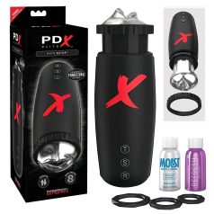 PDX Moto Bator - sugende, opp-og-ned bevegelse masturbator med lepper (svart)   PDX Moto Bator - sugende, opp-og-ned bevegelse masturbator med lepper (svart)