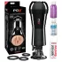 PDX Cock Compressor - sugende, vibrerende fitte masturbator (svart)