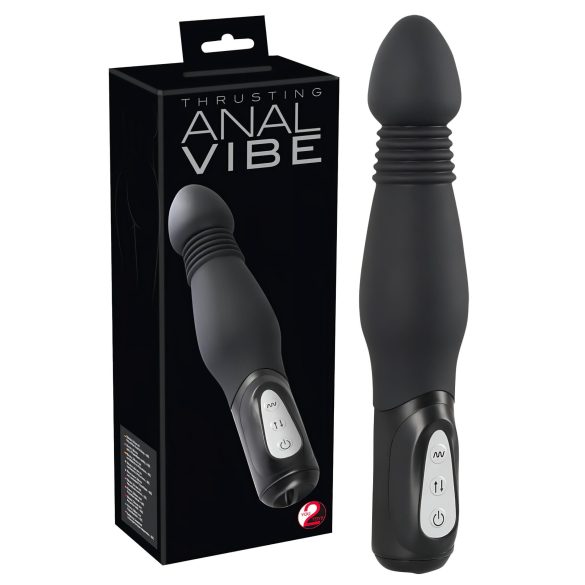 You2Toys - Anal Vibe - Pushende Anal Vibrator (svart)