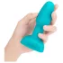 b-Vibe Rimming - roterende perlevibrator (turkis)