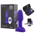 b-Vibe Rimming - roterende perlevibrator for bakdøra (lilla)