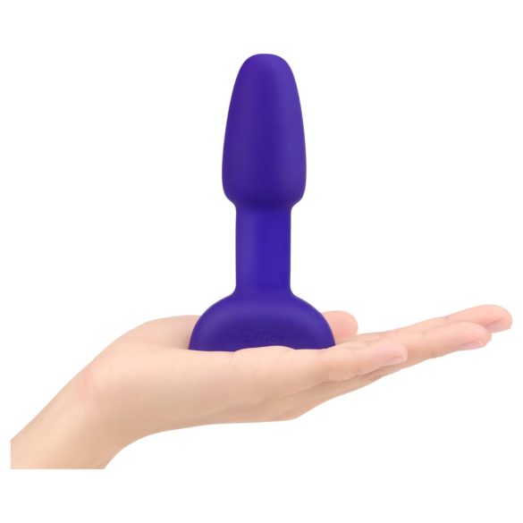 b-Vibe Rimming - roterende perlevibrator for bakdøra (lilla)