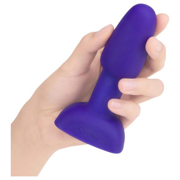 b-Vibe Rimming - roterende perlevibrator for bakdøra (lilla)