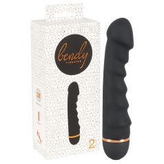 You2Toys - Bendy Ripple - riflet vibrator (svart)