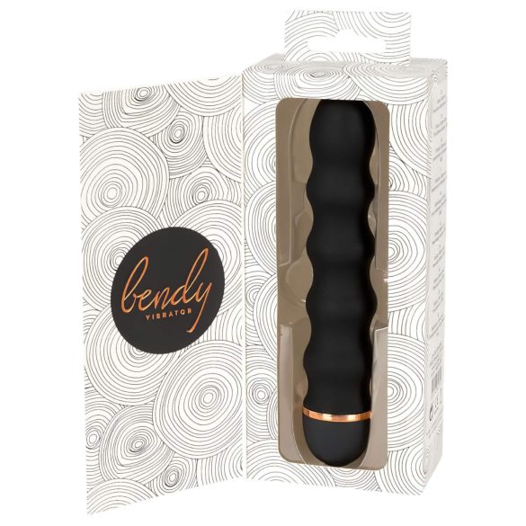 You2Toys - Bendy Wavy - bølgete vibrator (svart)