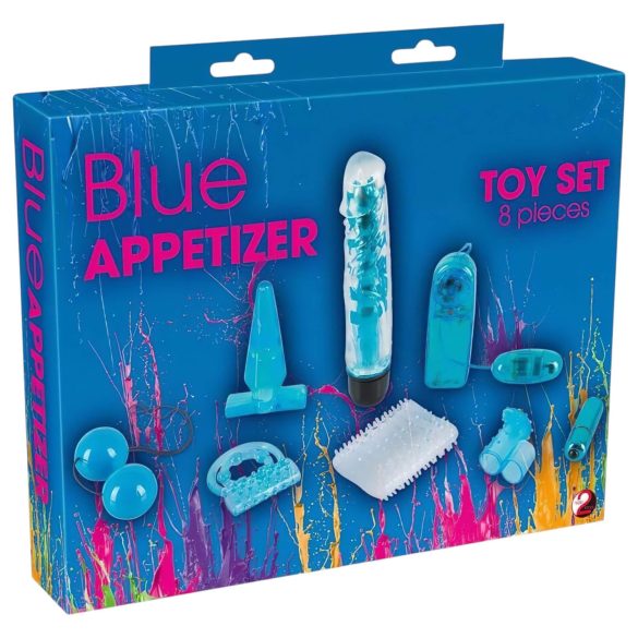 You2Toys - Blå Fornøyelse - Vibratorsett (8 deler)