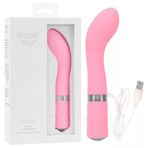 Pillow Talk Sassy - oppladbar G-punkt-vibrator (rosa)