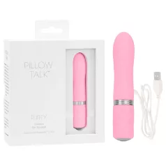 Pillow Talk Flirty - oppladbar rosa stavvibrator