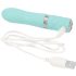 Pillow Talk Flirty – oppladbar stavvibrator (turkis)