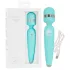 Pillow Talk Cheeky Wand - oppladbar massasjestav (turkis)