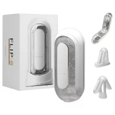 TENGA Flip Zero - vibrerende masturbator (hvit)